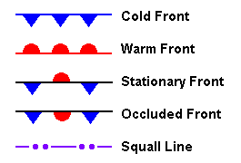 Weather Front Chart